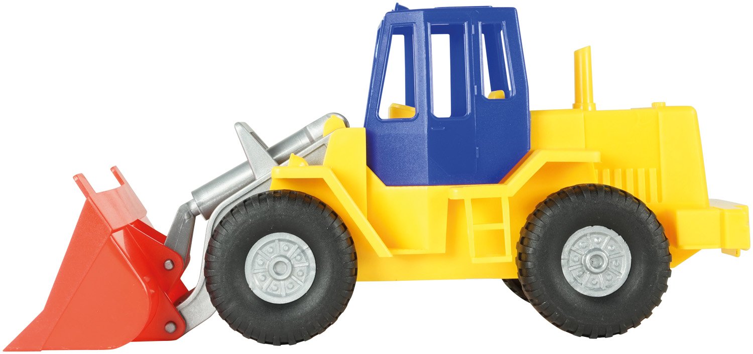 Lena 07252, PROFI front-end loader, construction vehicle approx. 27 cm, robust shovel loader with movable front shovel - Image 2