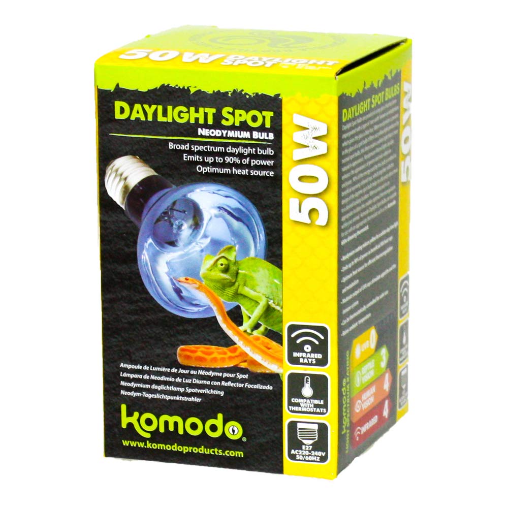 Komodo Neodymium Daylight Spot Lamp ES, 50 Watt, 82210, Clear - Image 2