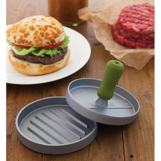 KitchenCraft Home Made Non Stick Burger Press with Recipe in Gift Box, Aluminium Quarter Pounder Maker, 11 cm - Image 3