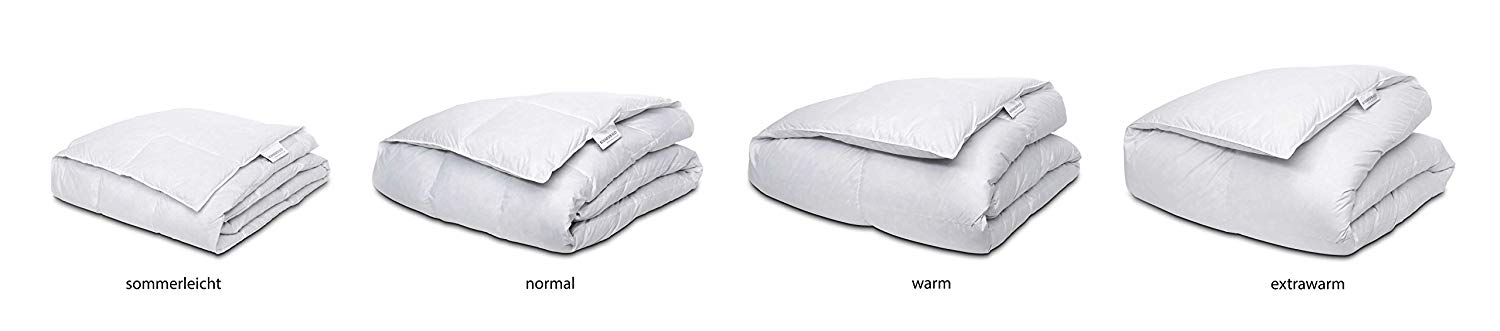 LINEA by böhmerwald Comfort Cuddly Down Duvet, Normal, 155 x 220 cm, 90% Down / 10% Feathers Class 1 - Image 4