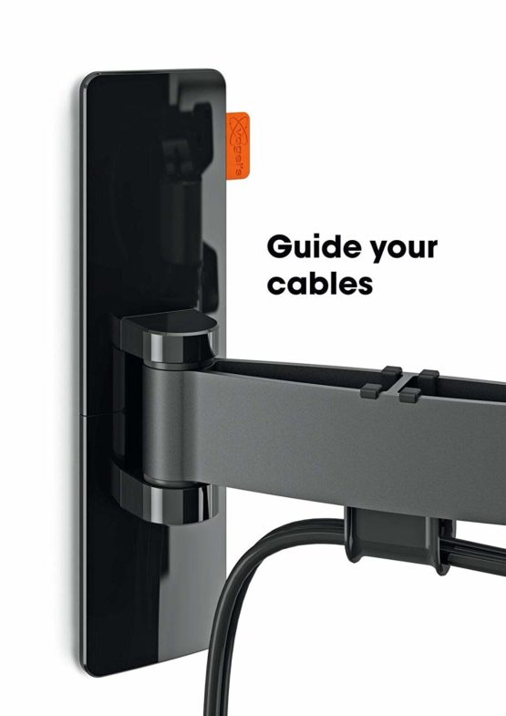 Vogel's WALL 3245 Full-Motion TV Wall Bracket for 32-55 Inch TVs, max. 44 lbs (20 kg), Swivels Up to 180º, Tiltable, TV Wall Mount, max. VESA 400x400, Universal Compatibility - Image 4