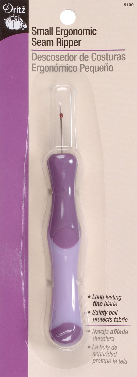 Dritz Ergonomic Seam Ripper-Small, Purple