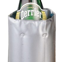 Metaltex Bottle cooler sleeve Cool, Stainless Steel, Silver, 2.7 x 14.5 x 23 cm