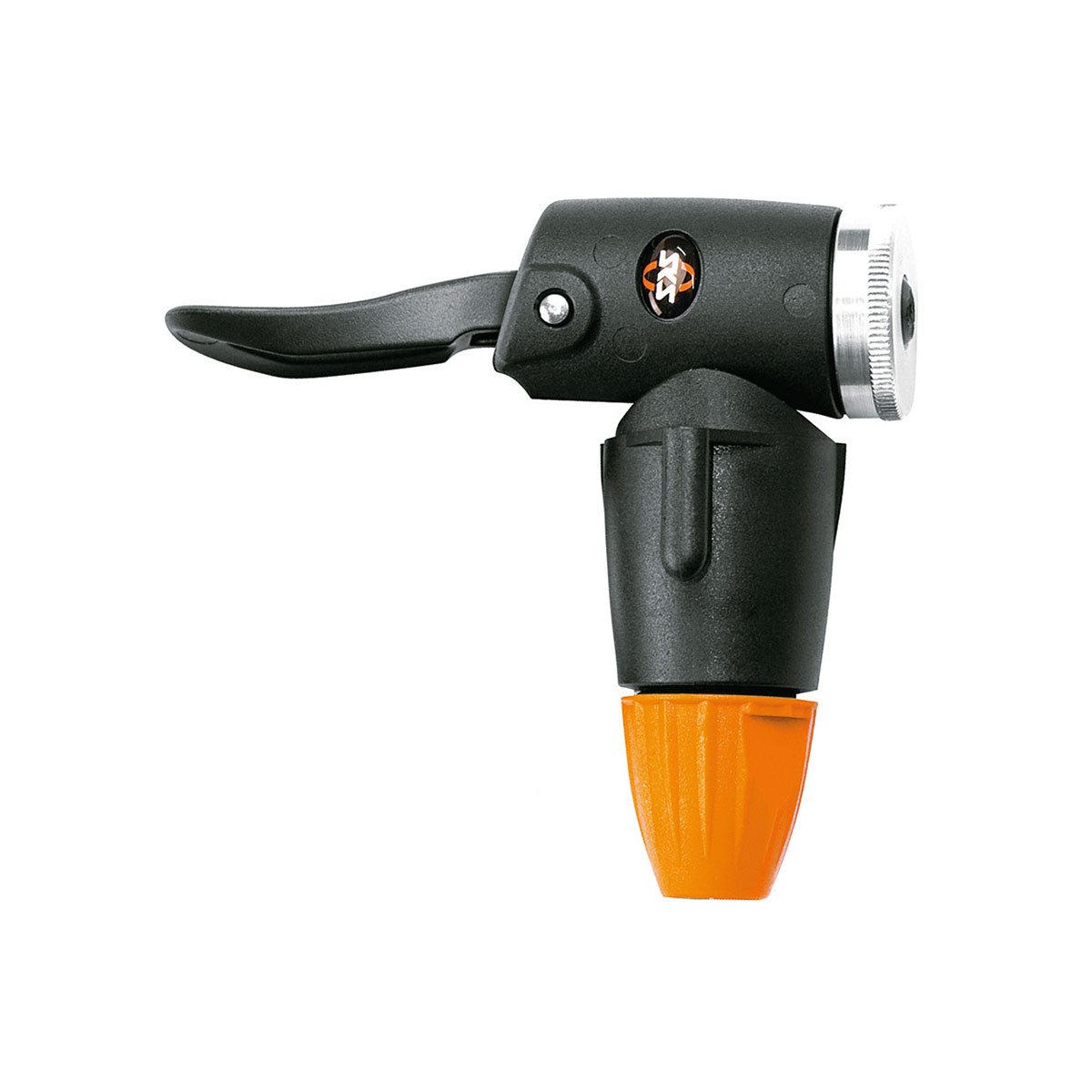 SKS GERMANY E.V.A. pump head (replacement valve head for SKS floor pumps for all valve types (AV, SV, DV), locking lever