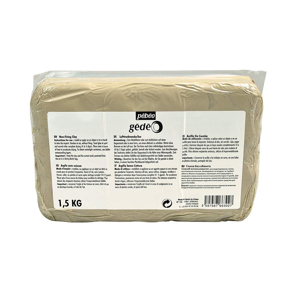 Gedeo 1.5 Kg Air Drying Clay ,Grey,766302, 1,5 kg - Image 2