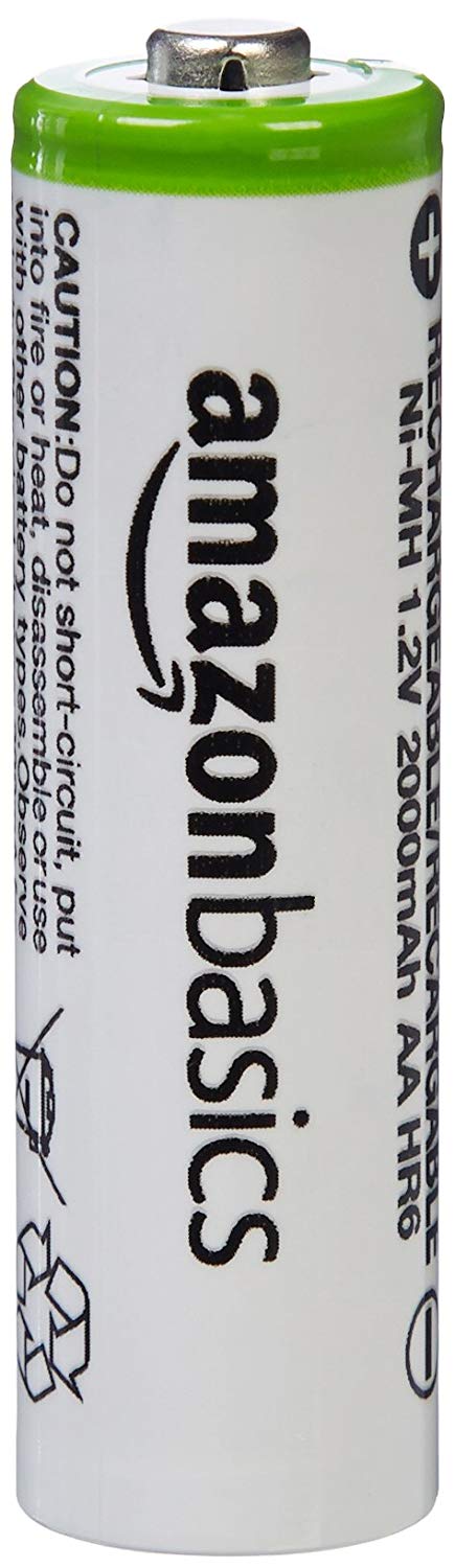 Amazon Basics 16-Pack Rechargeable AA NiMH Batteries, 2000 mAh, 1.2V, Recharge up to 1000x Times, Pre-Charged - Image 2