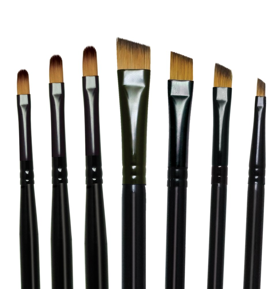 Royal & Langnickel Majestic Filbert and Angular Brush Set, Pack of 7