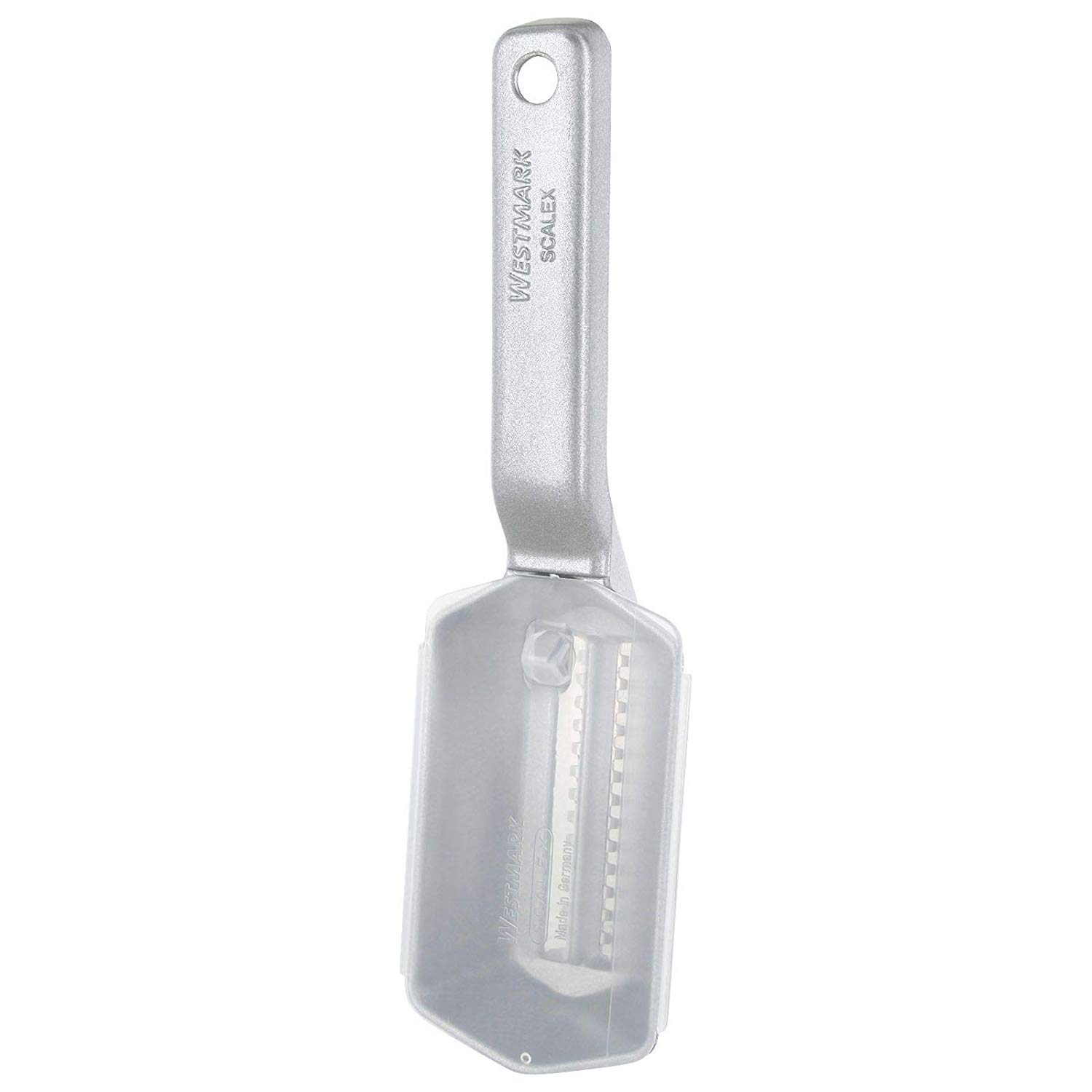 Westmark Fish Scaler With Scale Catching Tray, Aluminium, Special Food-Safe Coating, Stainless Steel, 21 X 5.9 X 5.3 cm - Image 2