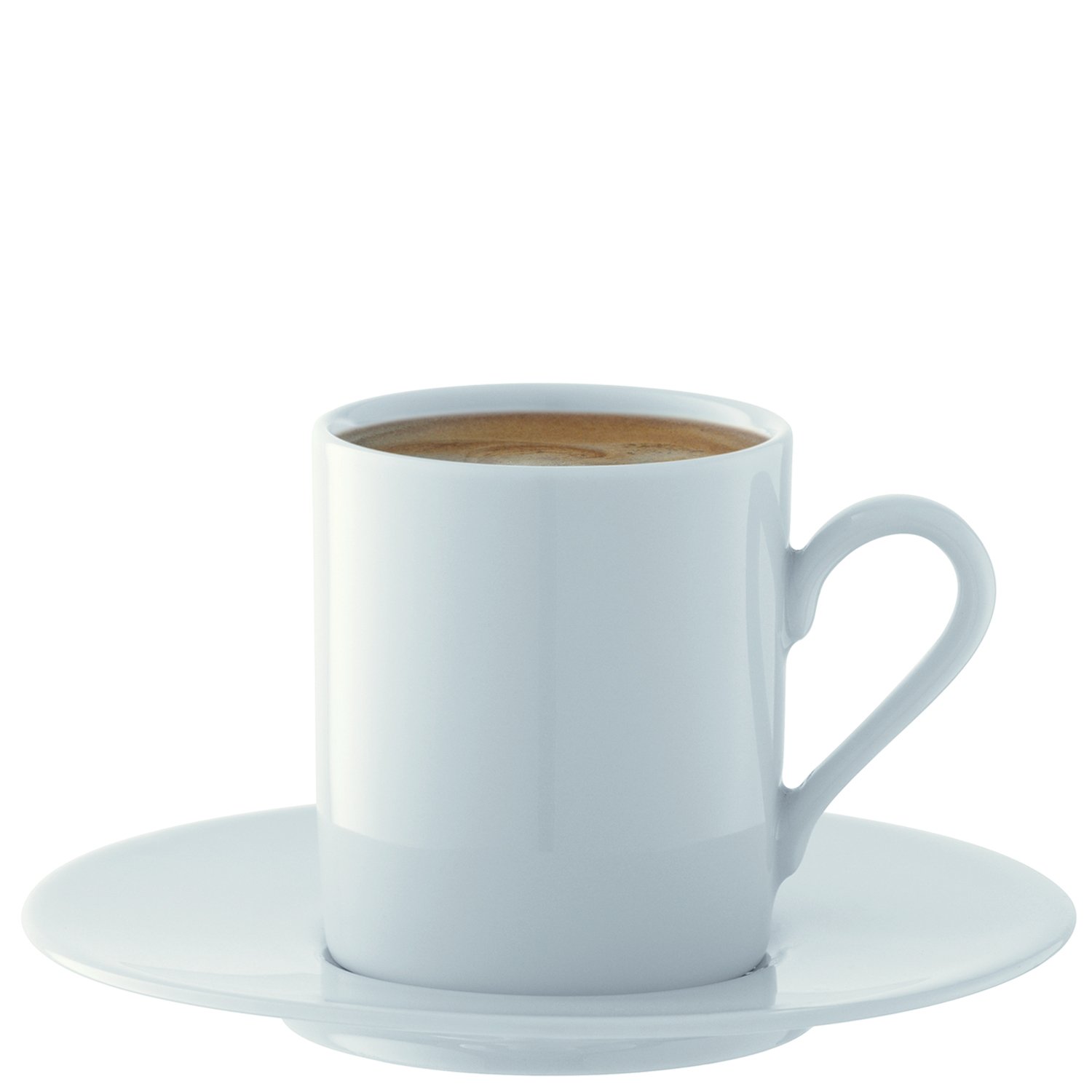 LSA International DI01 Dine Espresso Cup & Saucer Straight 0.09L  x 4