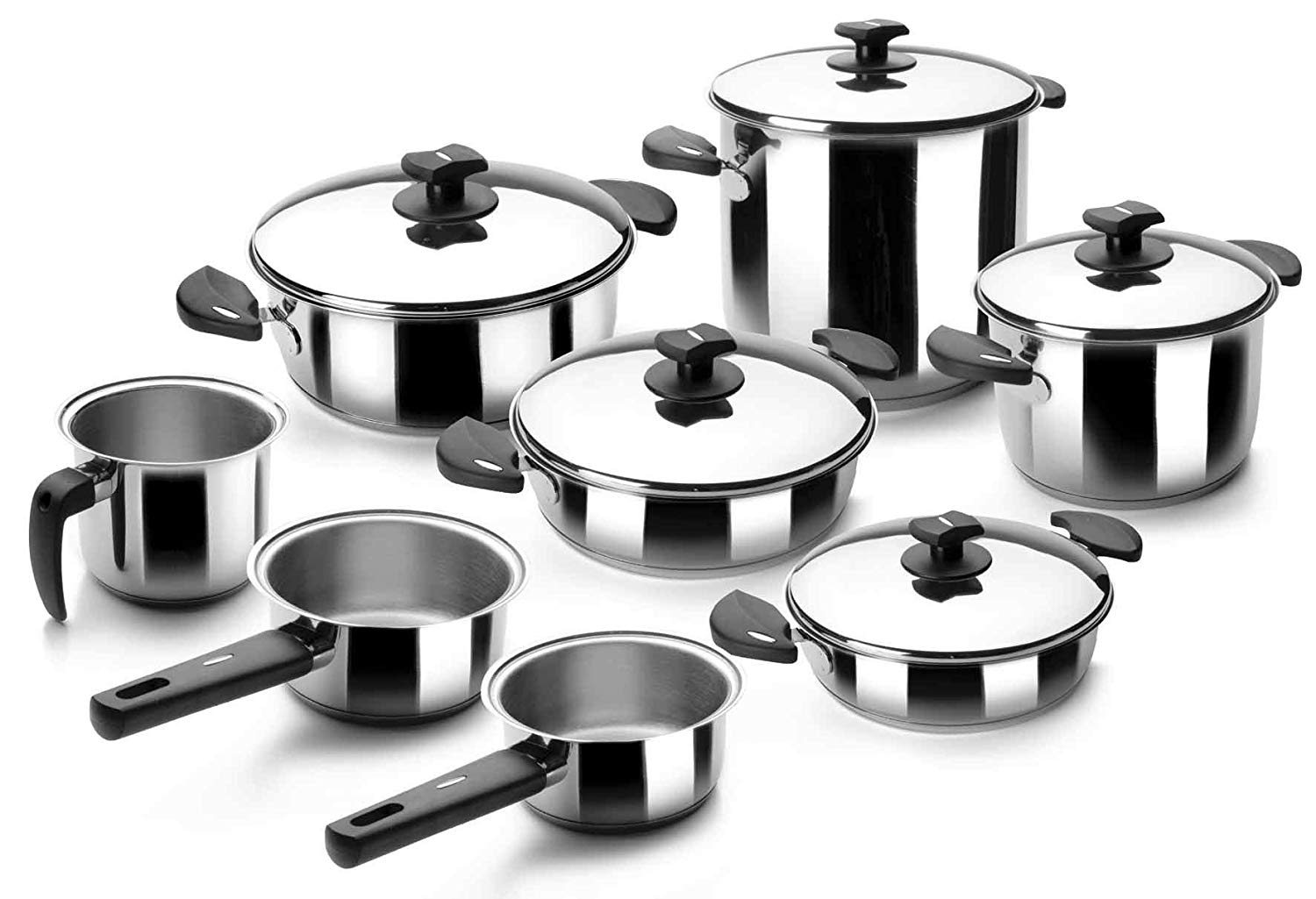 Lacor 88121 Nova Ladycor Deep Stock Pot, 30 x 20 x 17.5 cm, Silver - Image 3
