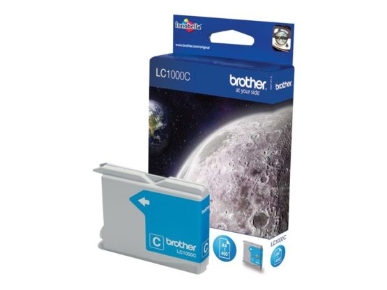 Brother LC-1000C Inkjet Cartridge, Cyan, Single Pack, Standard Yield, Includes 1 x Inkjet Cartridge, Brother Genuine Supplies - Image 2