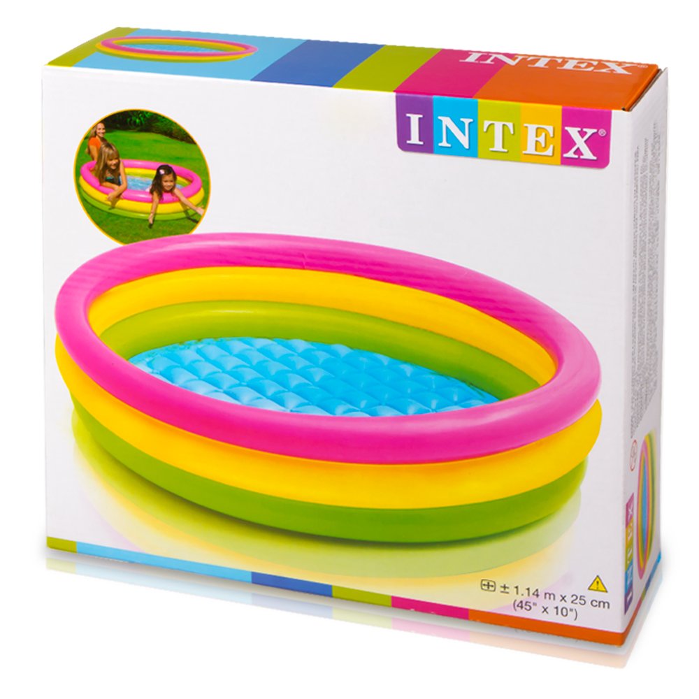 INTEX John Adams Leisure 45-inch Sunset Glow Pool, Multi-coloured, Unica - Image 3