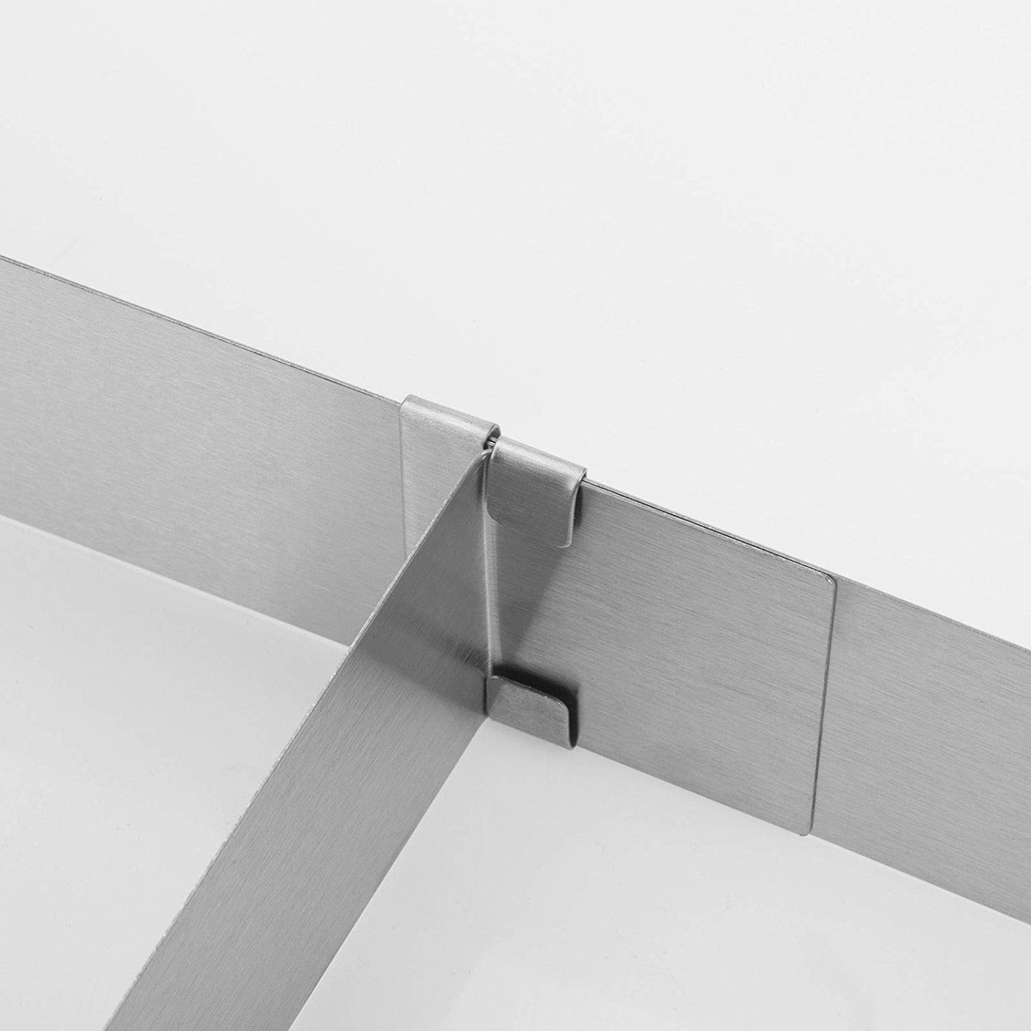 Westmark Baking Frame, For Cake, Pizza And More, With Divider, Length And Width Adjustable, Stainless Steel - Image 3