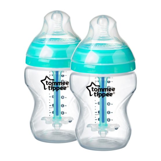 Tommee Tippee Anti-Colic Baby Bottle 260 ml x 2, 42252575