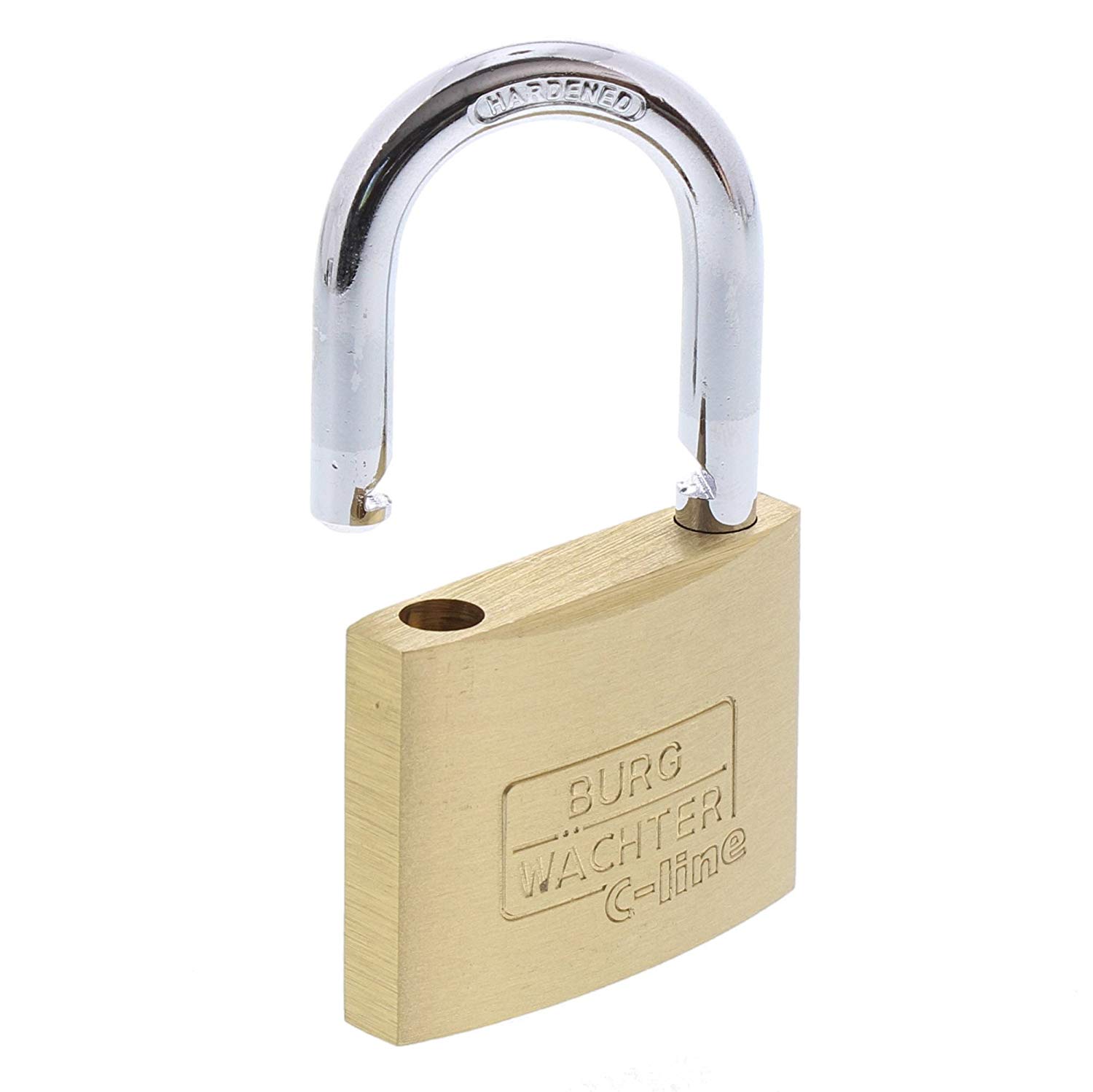 Brass Padlock 50mm - 222 50 SB, White, 50 mm - Image 3