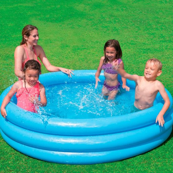 Intex 58446NP Pool Inflatable Crystal Blue Vinyl 1.68mx 38cm - Image 2