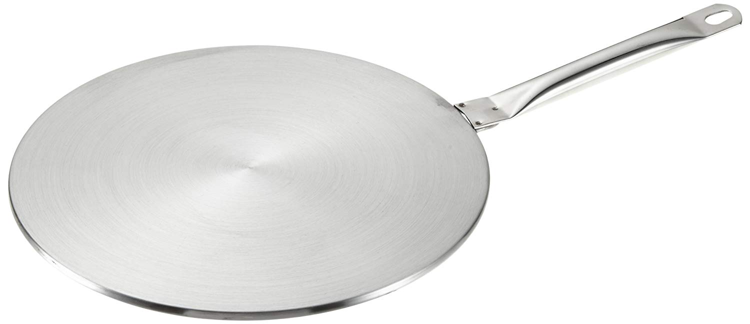 Ibili 703724 - Adaptador inducción - vitrocerámica 24 cm (Inox 18%), Silver