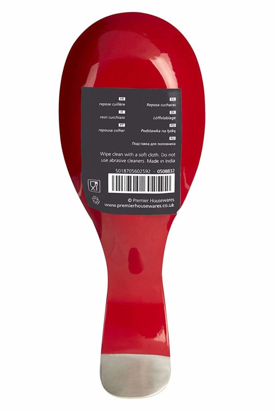 Premier Housewares 508832 Rest Spoon - Red, H4 x W18 x D20cm - Image 4