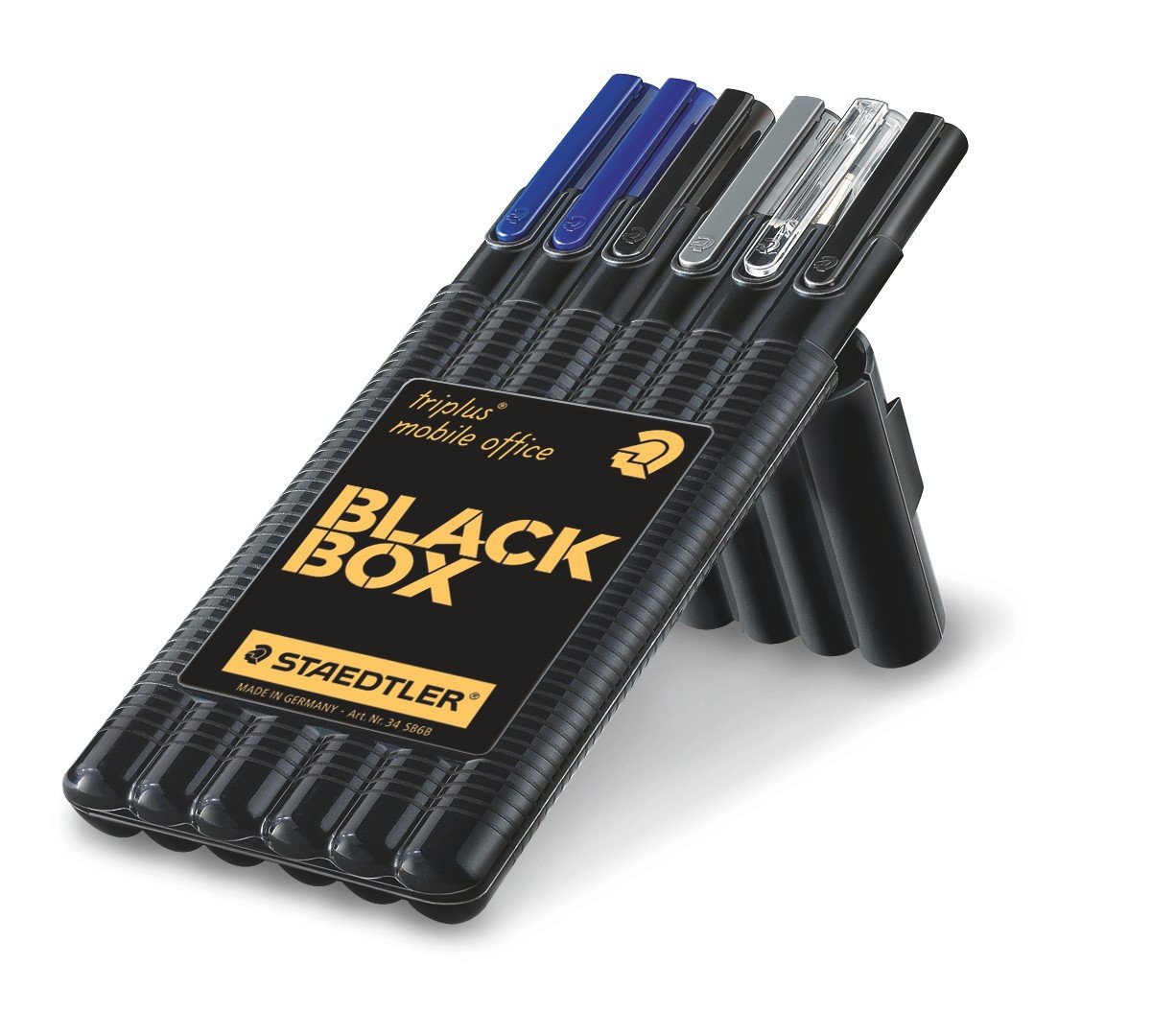 Staedtler 34 SB6B Standing (Super-Fine Felt-Tip Pen/Rollerball Pen/Ballpoint Pen/Highlighter/Ink Cartridge - Image 2