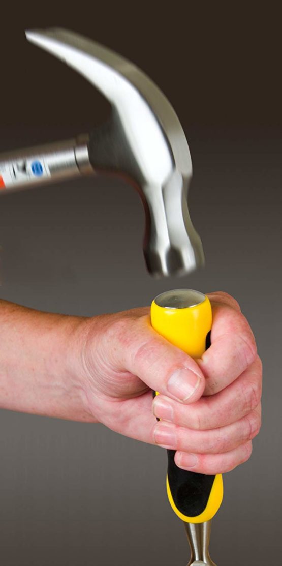 Stanley 0-16-891 Dynagrip Chisel, Yellow/Black, 30mm - Image 3