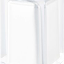 Rainbow Plastic Toothbrush Holder Finish: White