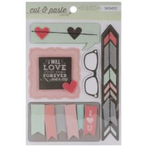 Cut and Paste Forever Bits and Pieces Layered Stickers,