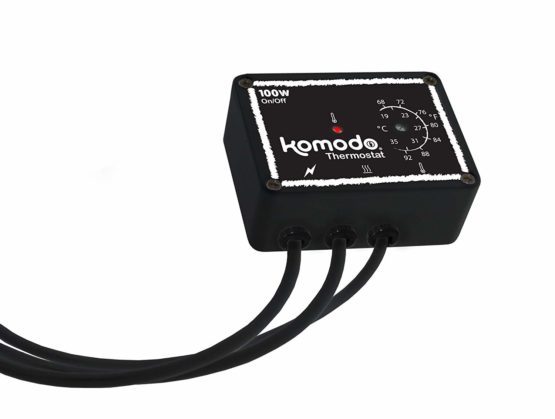 Komodo Thermostat 100 w, Maintaining Reptile Terrarium or Vivarium Temperature