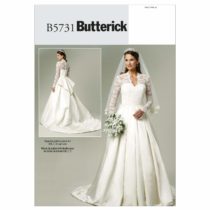 Butterick Patterns B5731 Size EE 14-16-18-20 Misses' Dress, Pack of 1, White