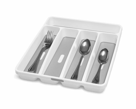 madesmart 29105 Drawer Storage with 5 Compartments White Plastic 33 x 29 x 4.5 cm - Image 2