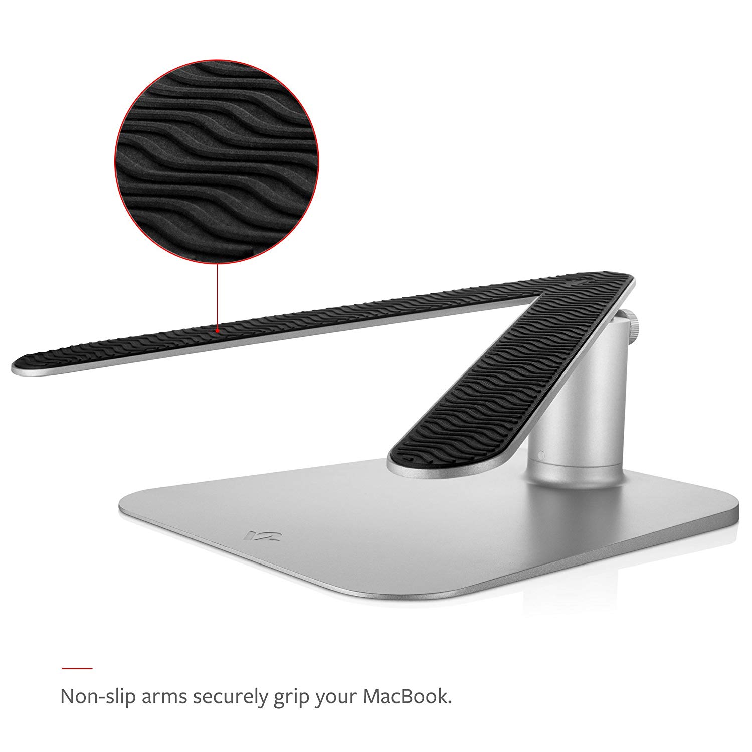 Twelve South HiRise for MacBook Height-adjustable stand for MacBooks & Laptops, Silver - Image 3