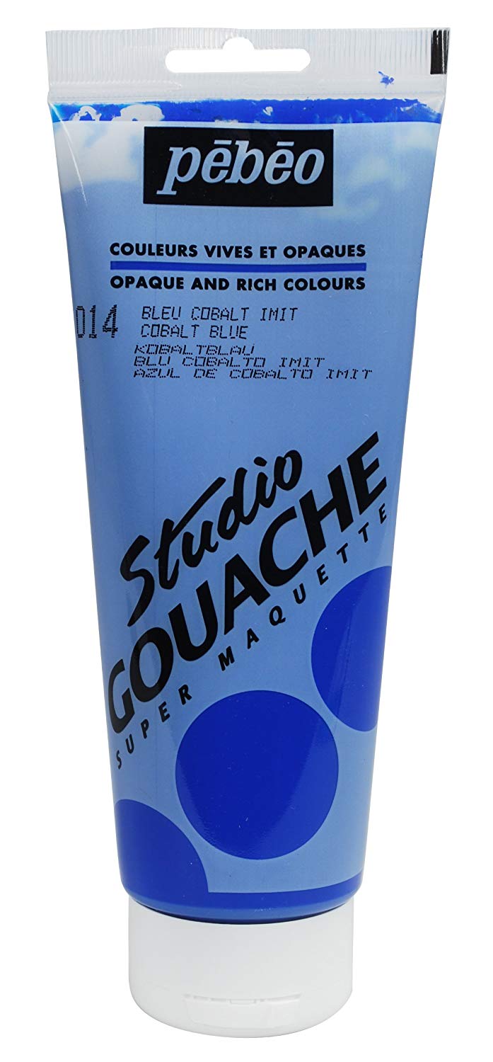 PEBEO 220 ml Studio Gouache, Cobalt Blue Imitation