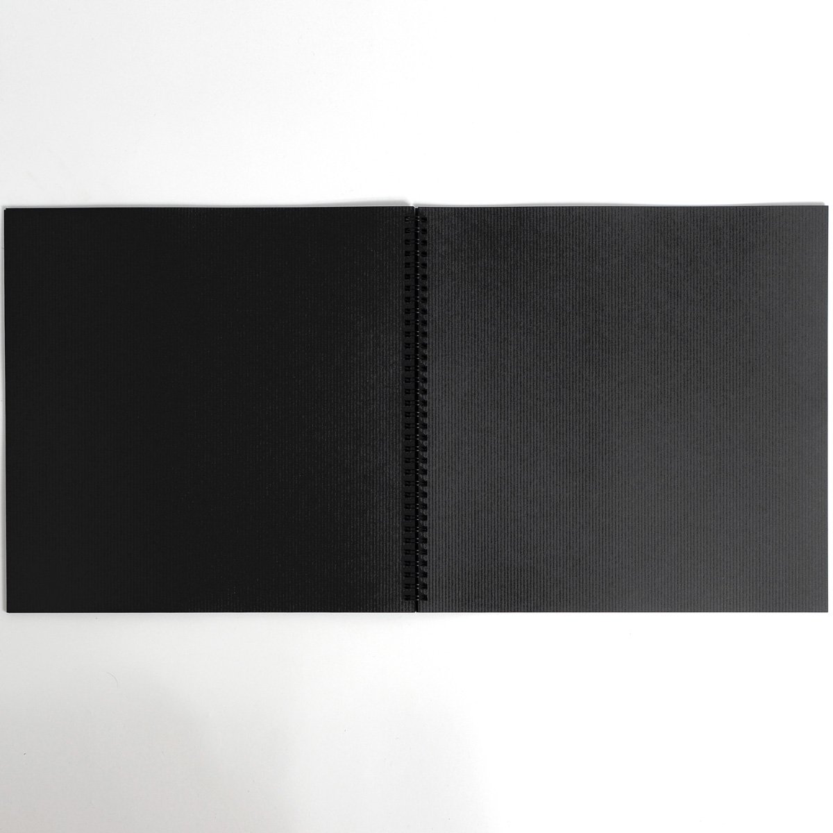 RHINO XL Hardback Scrapbook (12x12", 30x30cm), 40 Pages of Plain Black Sugar Paper, 1-Pack - Ideal for Scrapbooking Cuttings & Craft - Image 4