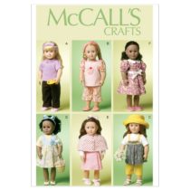 M6526 18" (46cm) Doll Clothes, One Size Only