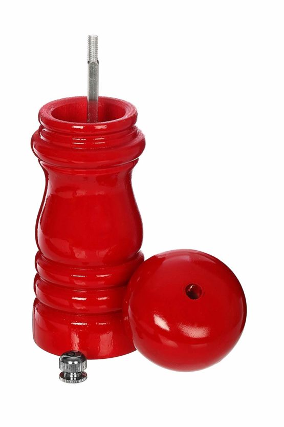 Premier Housewares Salt and Pepper Mill Set, 14.2 cm - Hi Gloss Black - Image 3