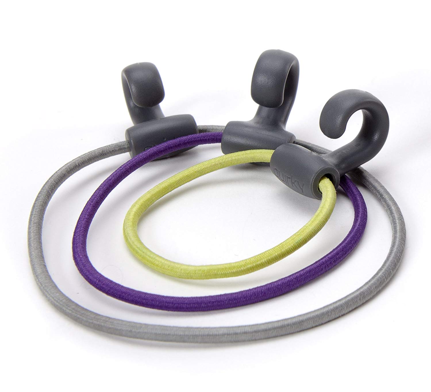 Quirky Bandits BND-1-CW1 Rubber Bands with Hooks 10 Pack Multi-Coloured, Multicolor - Image 2