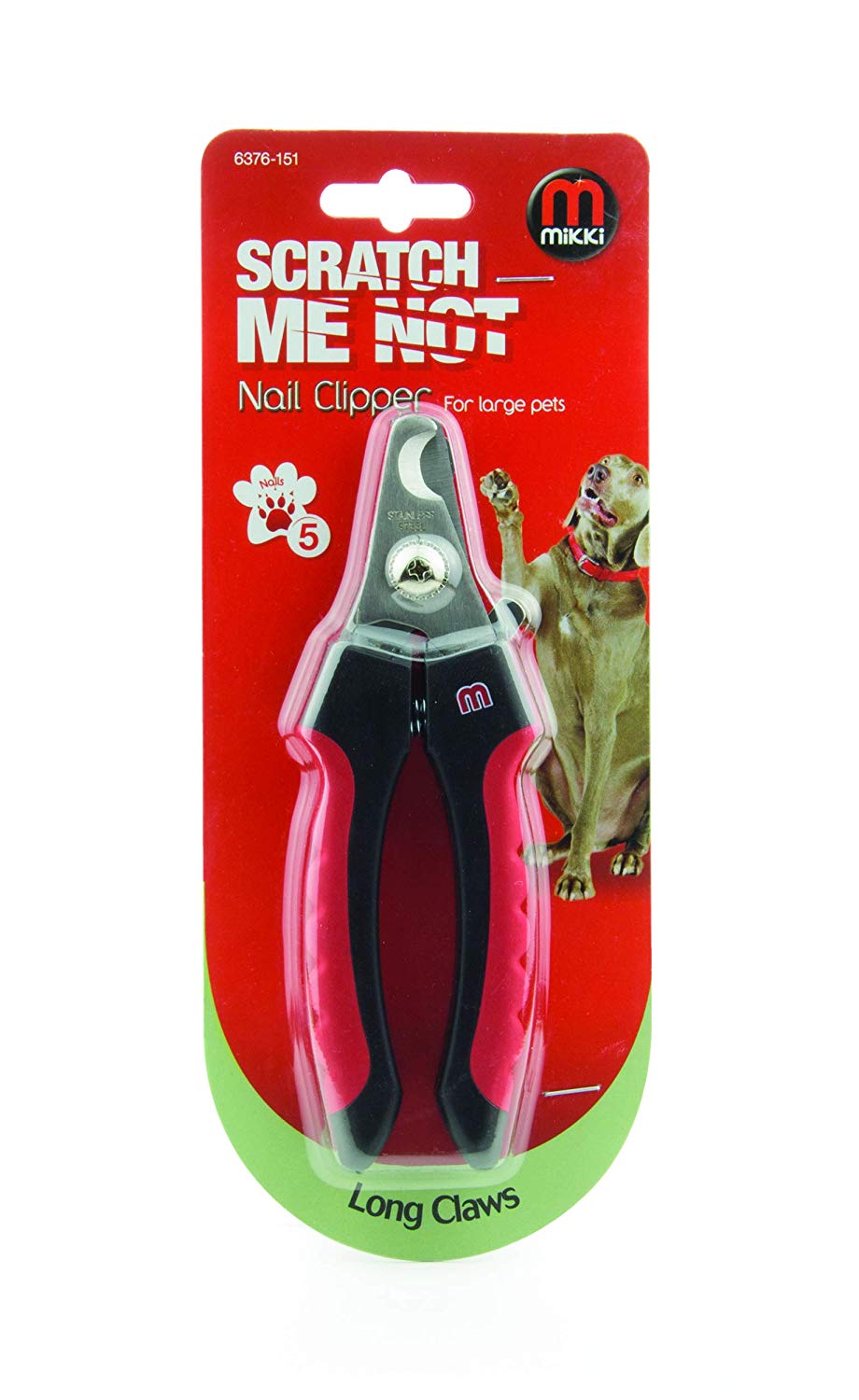 Mikki Dog, Cat Claw and Nail Clipper, Trim, Scissor for Grooming for