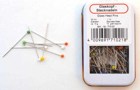 Kleiber Multicoloured Plastic Headed Pins - Image 3