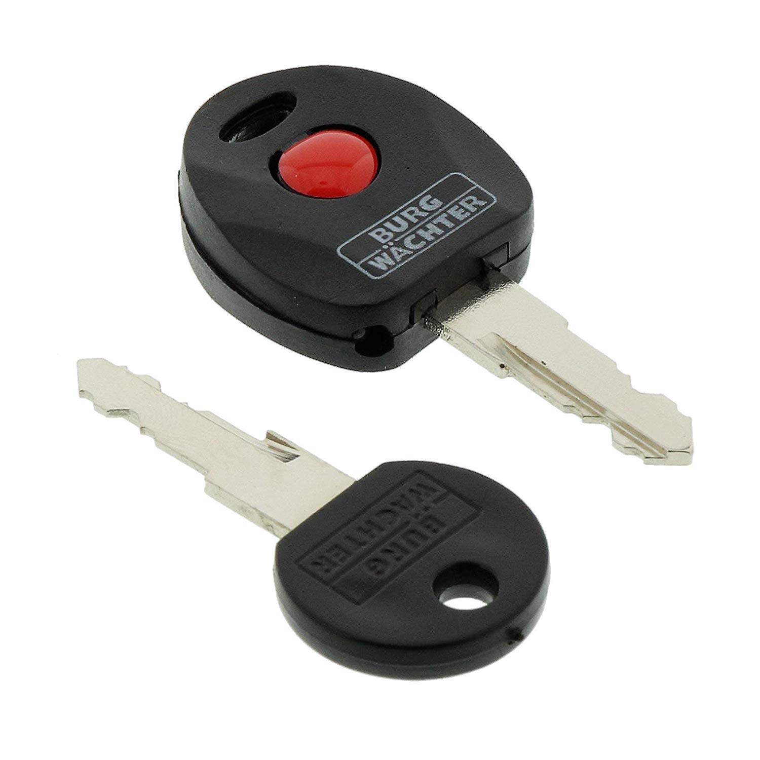 BURG-WÄCHTER Spiral Cable Lock with Lighted Keys, incl. 2 Keys, with Mounting Bracket, Auto-Locking, Length: 150 cm - Image 4