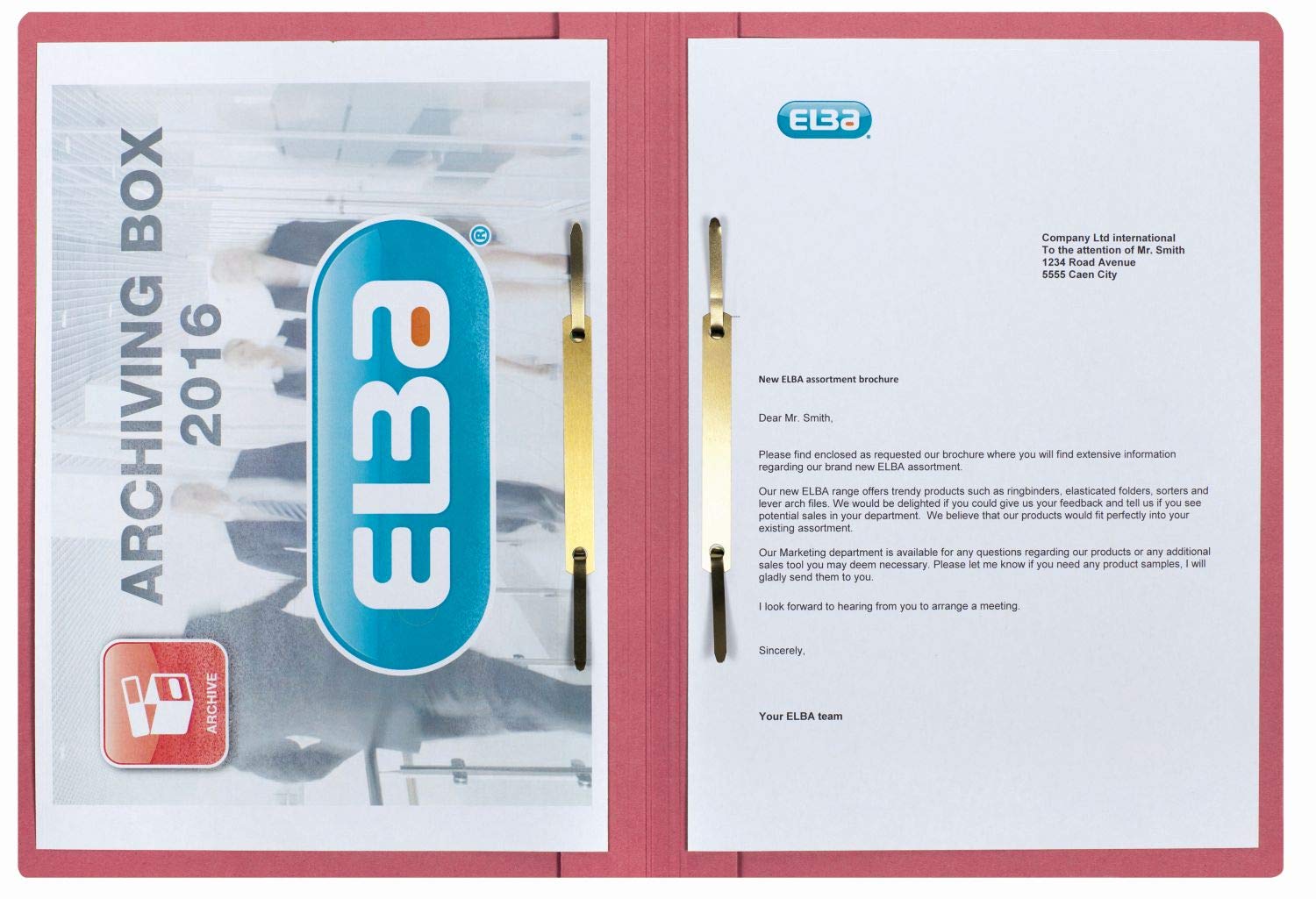 Elba 23462RO Extra Thick Exercise Book Manila Cardboard for 200 DIN A4 Pages Set of 50 320 g/sqm Red - Image 3