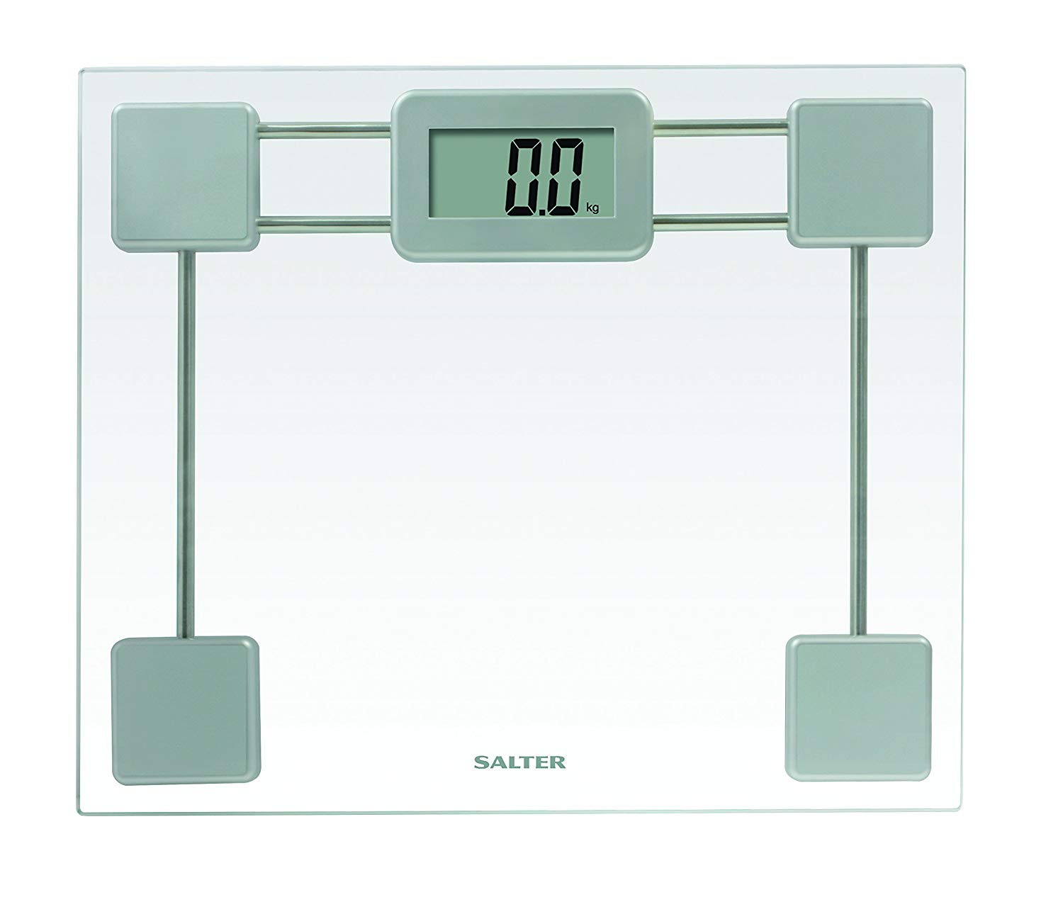 Salter 9081 SV3R Glass Bathroom Scale, Electronic Digital Bodyweight Scale, 150kg/23st 8lb, LCD Easy to Read Display - Image 2