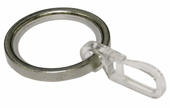 GARDINIA Curtain Rings for Curtain Rods with 20 mm Diameter - 10 pieces
