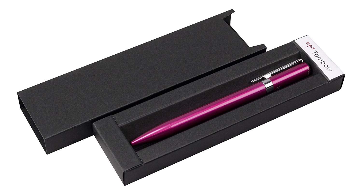 Tombow BC-ZLC83 Zoom Ballpoint Pen - Pink, Pink,Black - Image 2