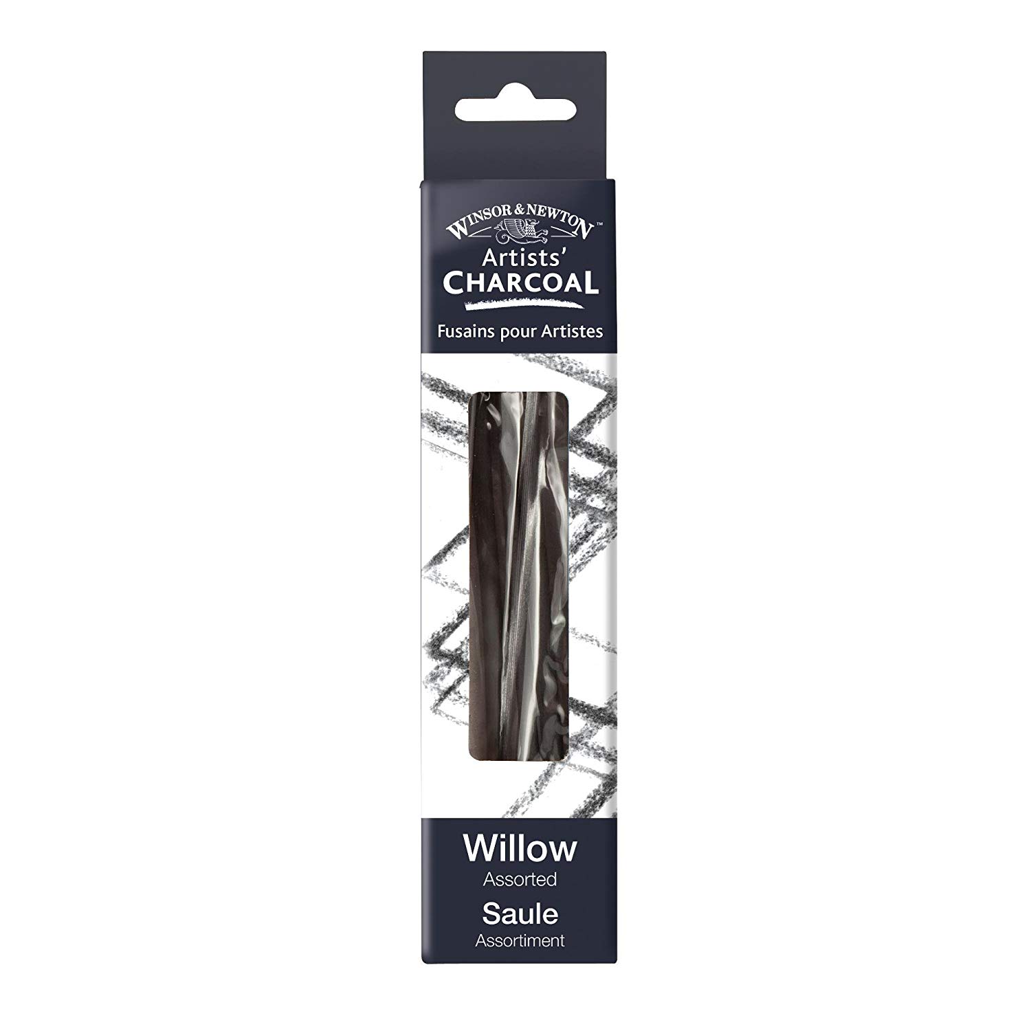 Winsor and Newton Artist Willow Charcoal Sticks - Assorted, Grey