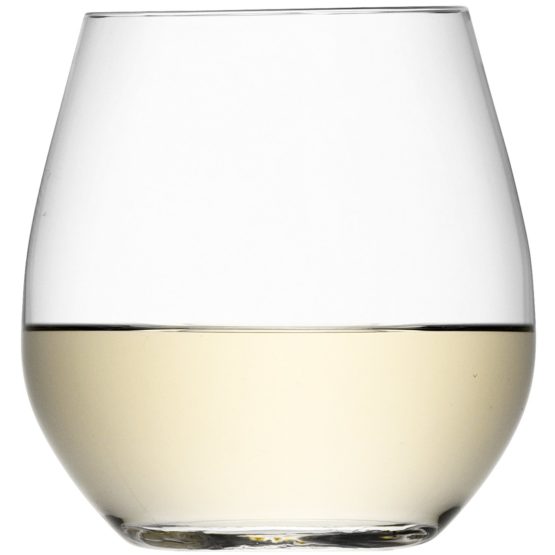 LSA WI01 Wine Ste mless White Wine Glass 370 ml Clear x 4 - Image 2