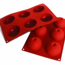 silikomart Silicone Mould No. 6 Topping Dome, Terracotta
