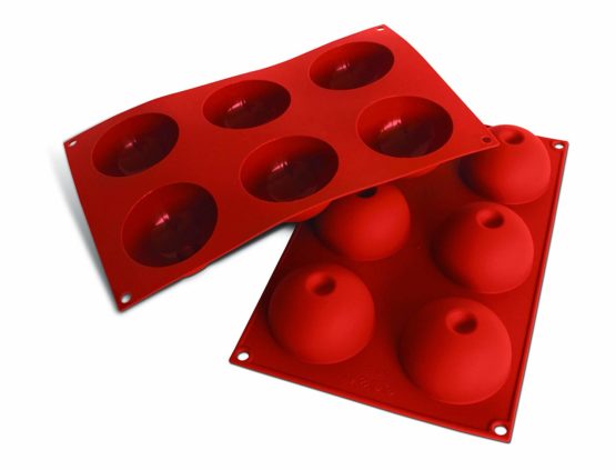 silikomart Silicone Mould No. 6 Topping Dome, Terracotta