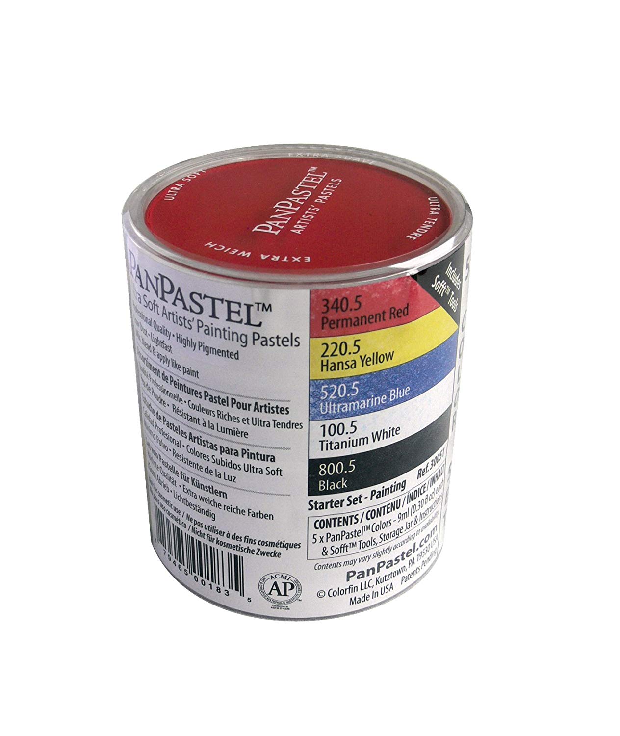 PanPastel 5 Colour Starter Set - Painting Set, Multicolor, 1 count