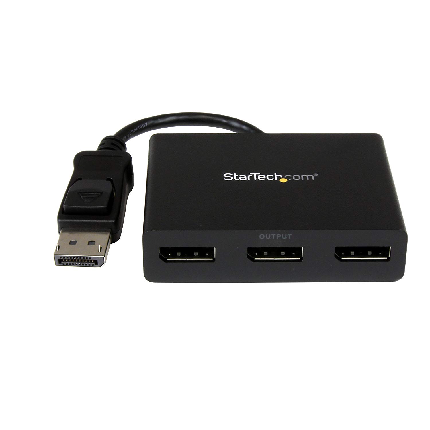 StarTech.com 3-Port DisplayPort 1.2 Splitter, DisplayPort to 3x DP Multi-Monitor Adapter