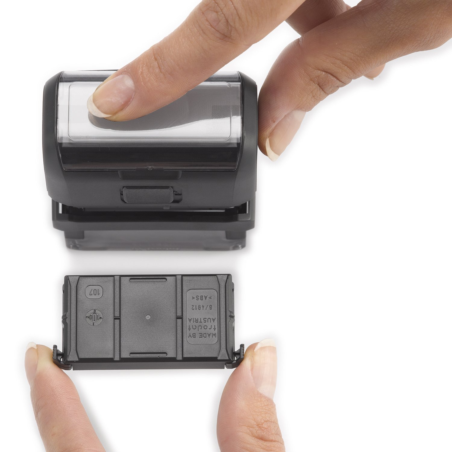 Trodat Replacement Ink Pads 6/4912 - Pack of 2 - Black Ink - For The Printy 4912, 4912 Typo - Image 2