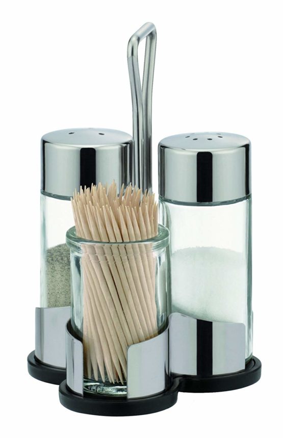 Tescoma Club Salt-Pepper and Toothpicks Set